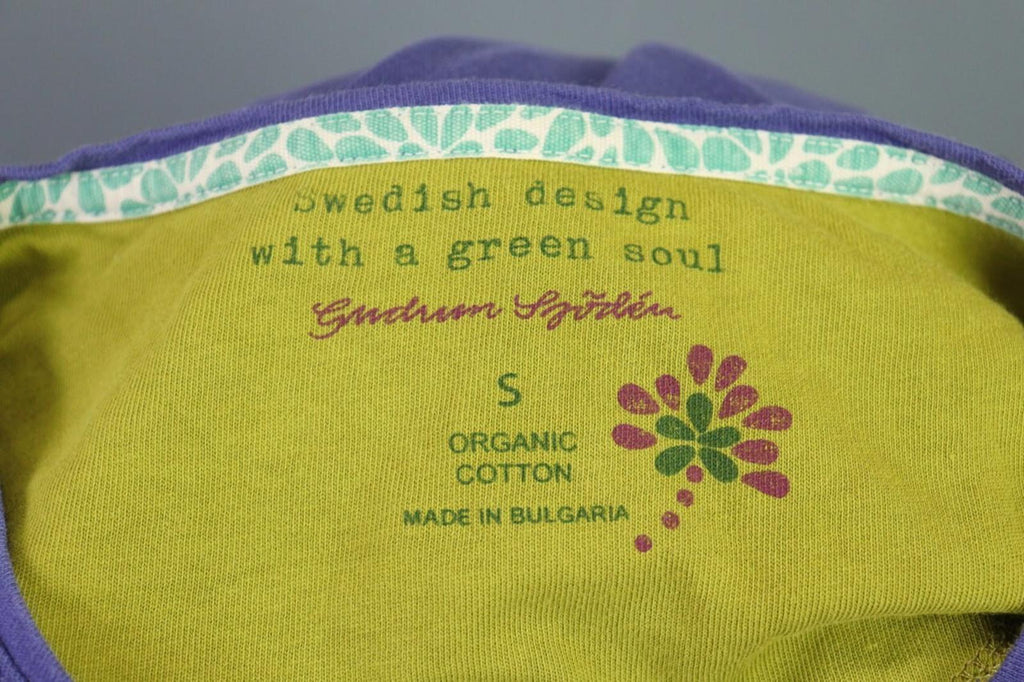 Used GUDRUN SJODEN Blue 3/4 Sleeve Top Blouse Shirt – Size S