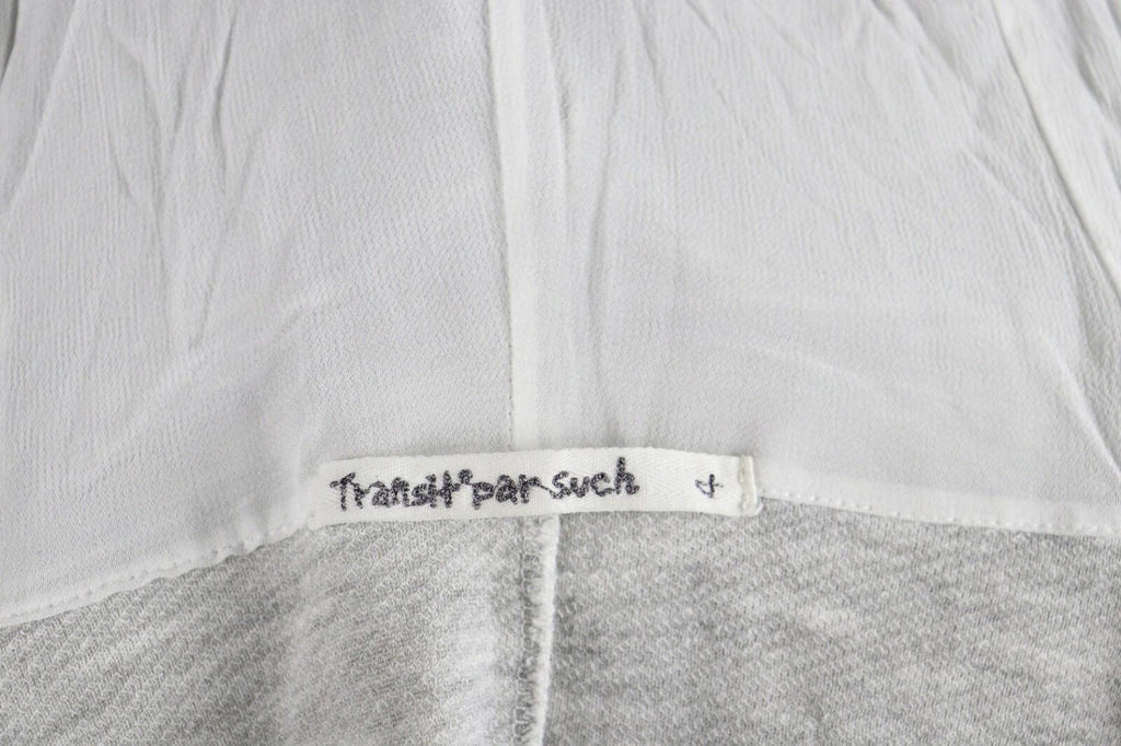 TRANSIT PAR SUCH White Designer Full Zip Hoodie Sweater – Size 4