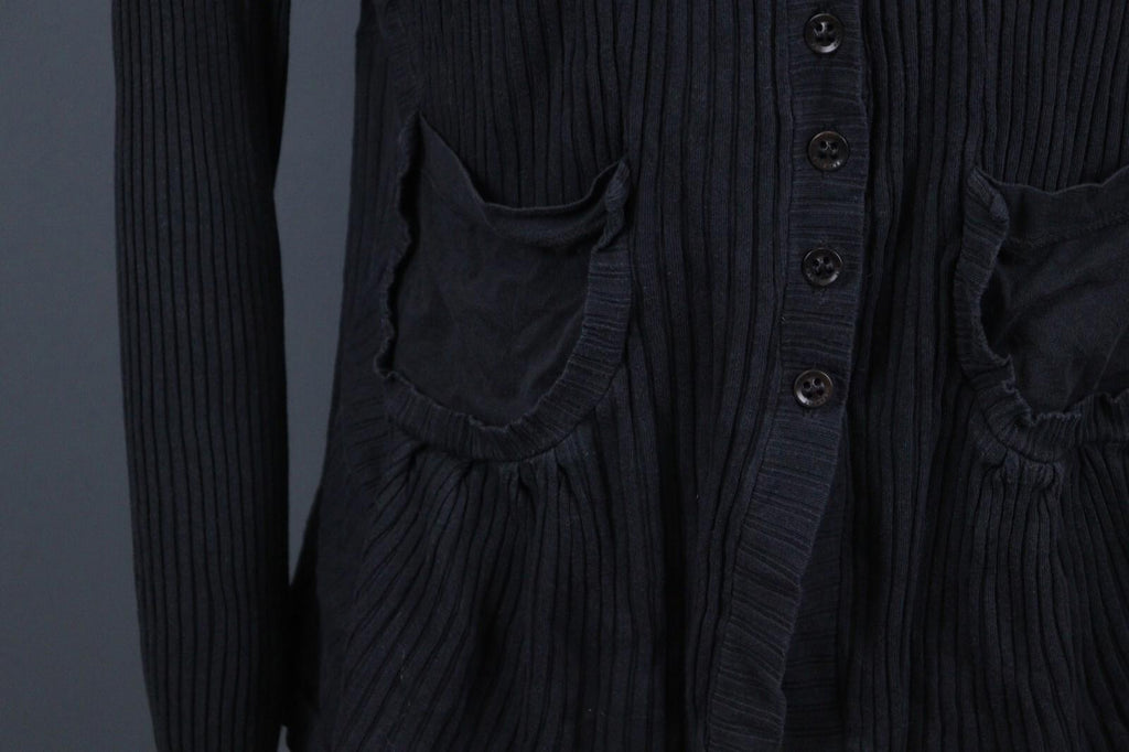 TRANSIT PAR SUCH Black Long Sleeve Lightweight Cardigan Sweater – Size 4