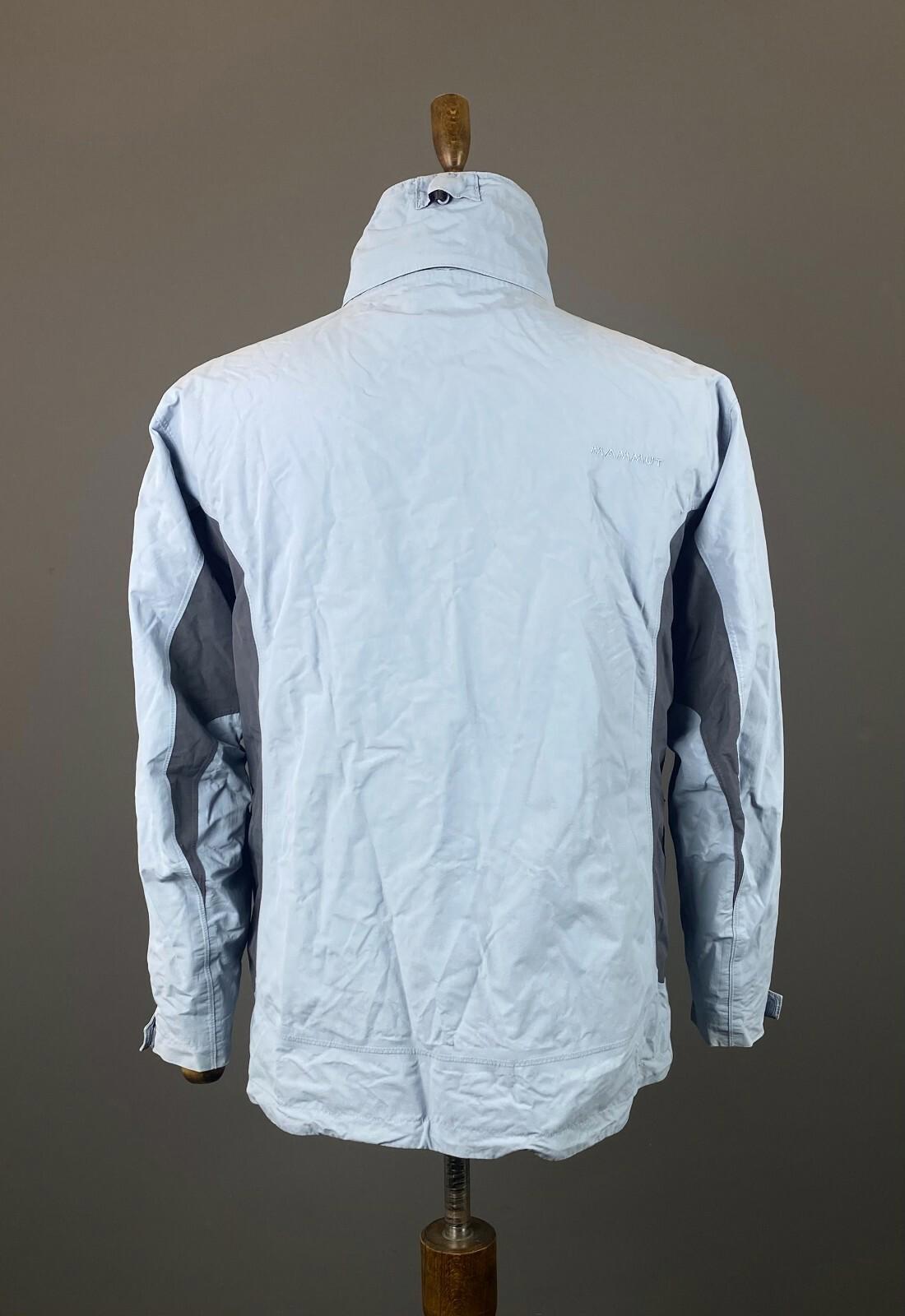 MAMMUT DRY TECH Waterproof Blue Nylon Full Zip High Neck Ski Jacket – Size L
