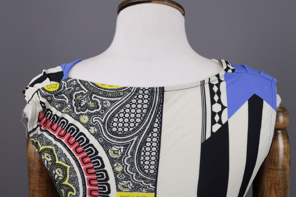 Etro Milano Multicolour Floral Paisley Sleeveless Blouse Top Shirt – Size 40