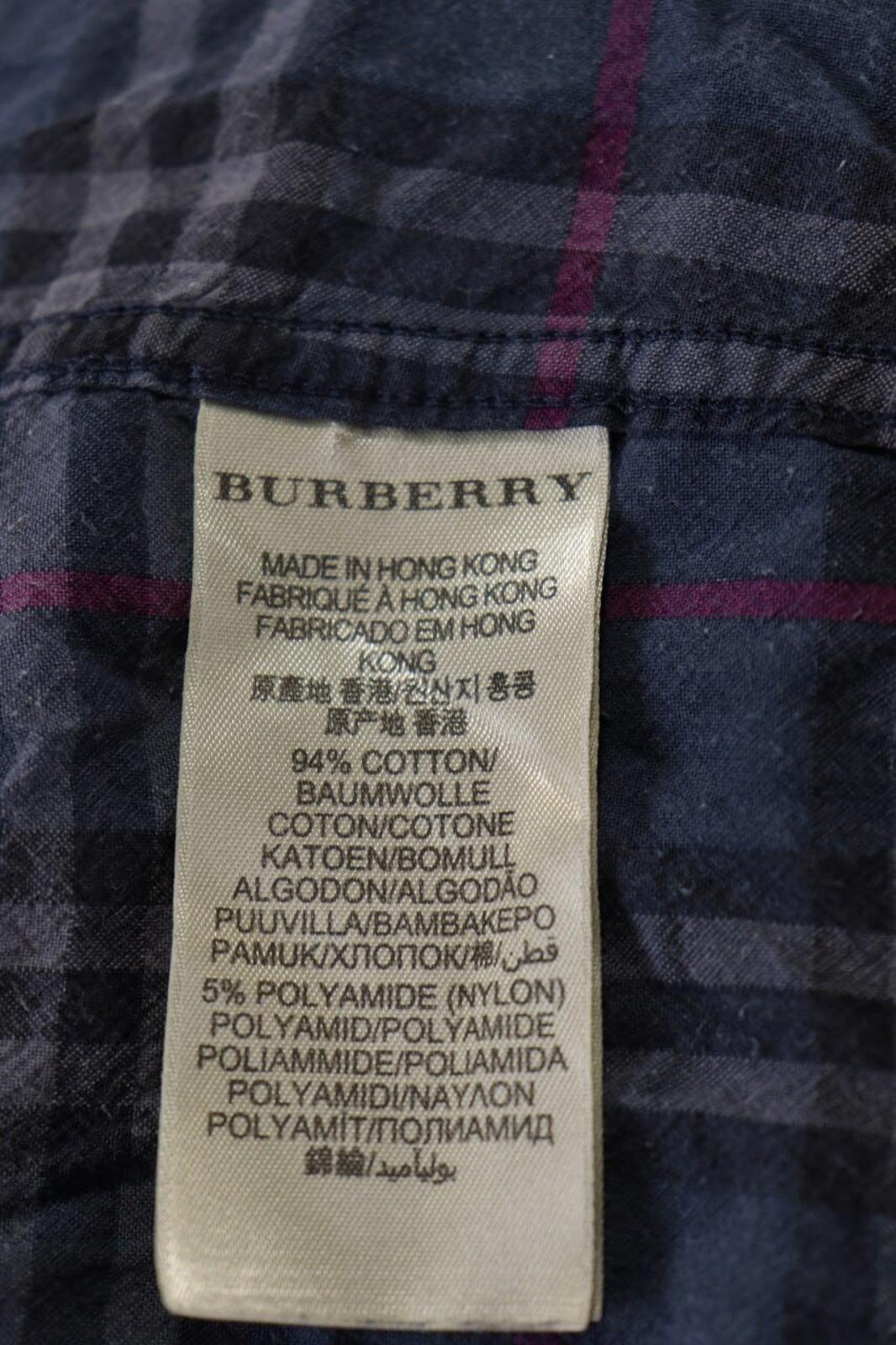 BURBERRY BRIT Multicolor Nova Check Long Sleeve Button Down Blouse Shirt – Size M