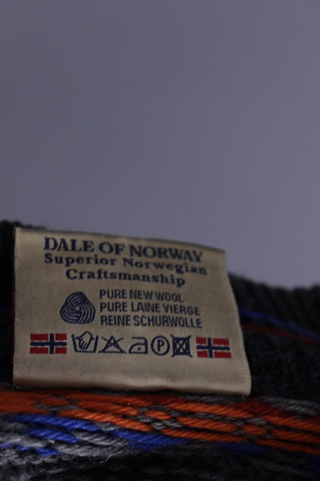 DALE OF NORWAY Sport Black Fair Isle Wool Knit Ski Sweater – Size XL