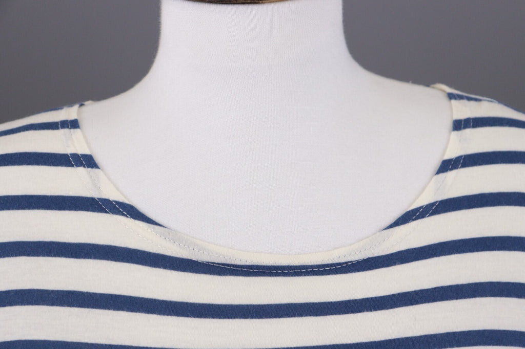 Gudrun Sjoden Multicolor Striped Short Sleeve Relaxed Blouse Shirt – Size L