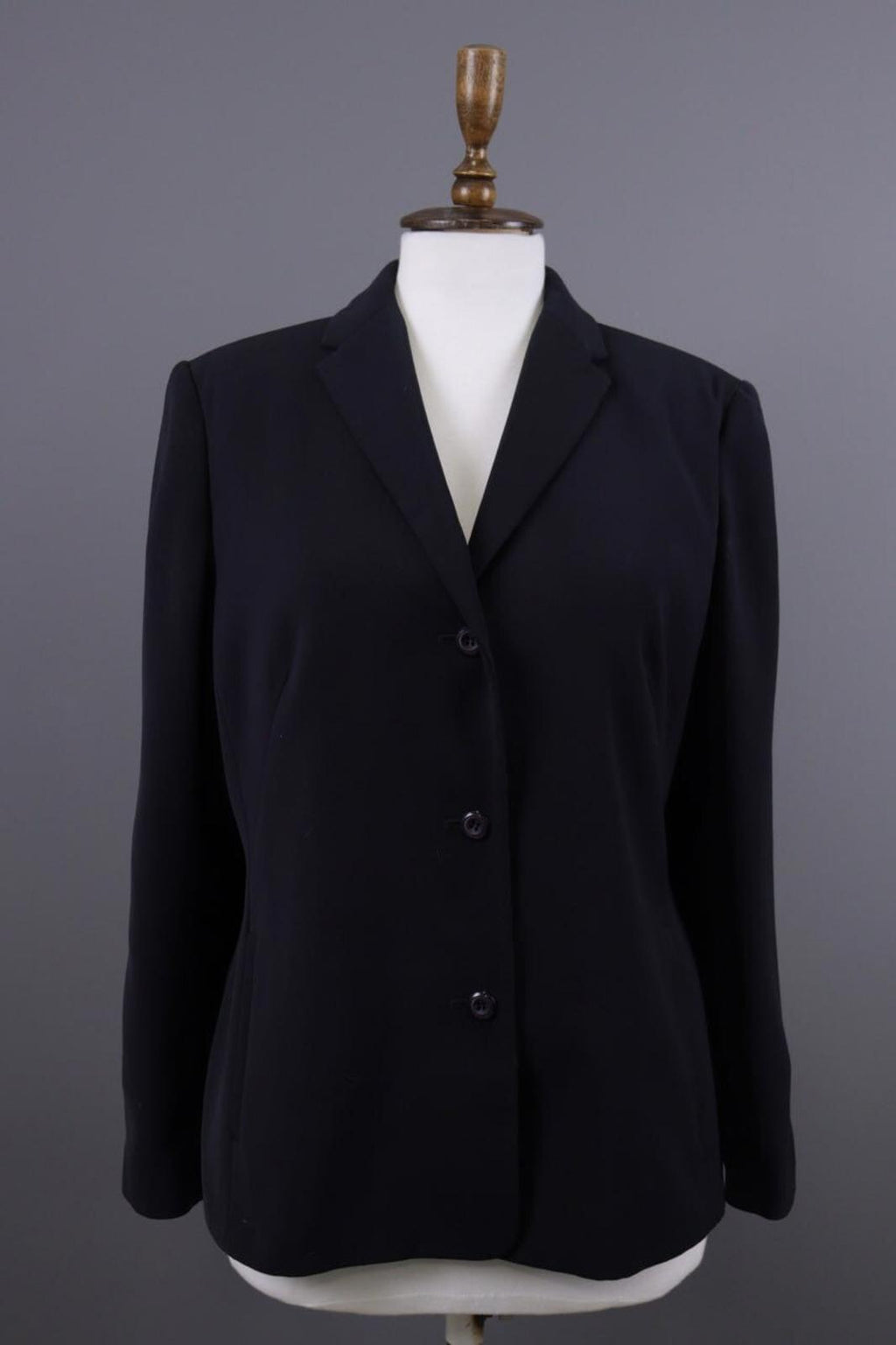 JIL SANDER Black Three Button Lightweight Blazer Jacket – Size 38 / S