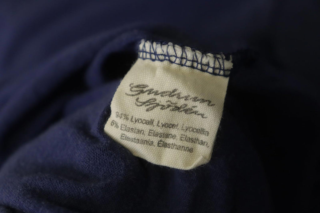 GUDRUN SJODEN Navy Knitted Long Sleeve Turtle Neck Pullover Sweater – Size L