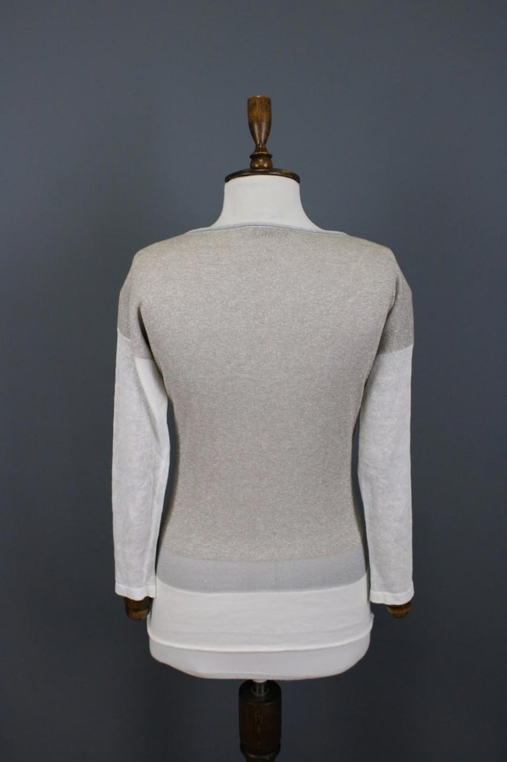 FABIANA FILIPPI Multicolor Crew Neck Long Sleeve Pullover knit Top – Size S/M
