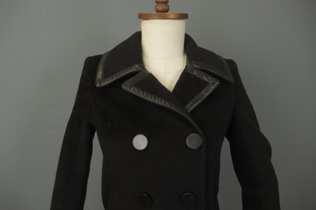Balenciaga Black Wool Double Breasted Peak Lapel Formal Blazer Jacket – Size 38
