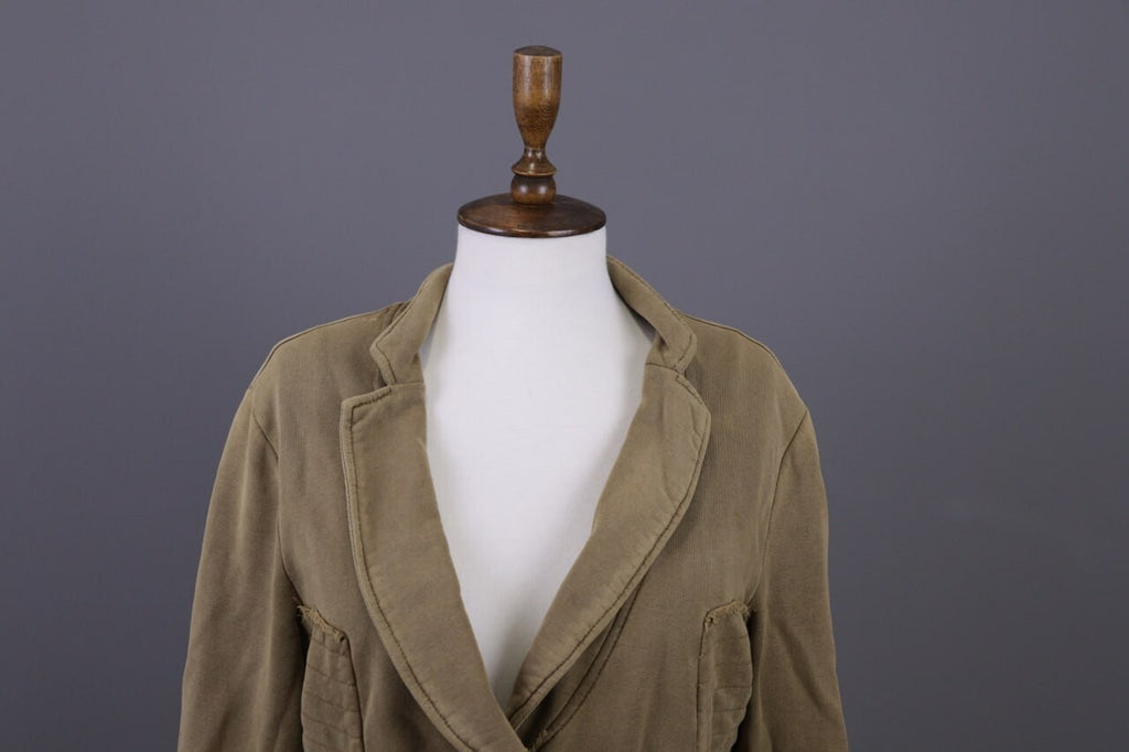 Transit Par Such TR-900 Brown Button Down Designer Jacket – Size 4 / XL