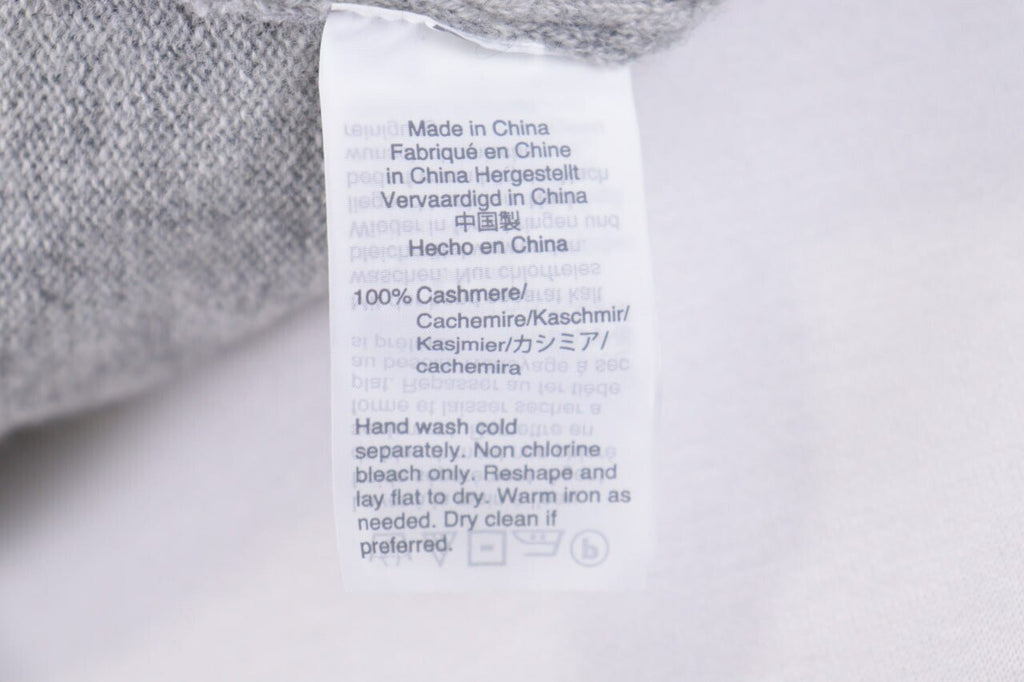 J.Crew 100% Cashmere Gray Knit Cardigan Sweater – Size XS