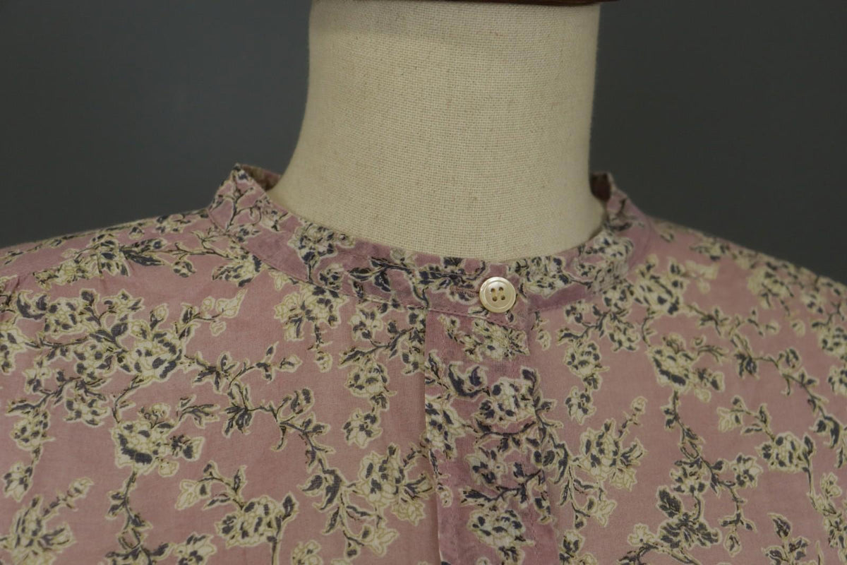 ISABEL ÉTOILE MARANT Multi Floral Long Sleeve Button Front Shirt Top – Size 38