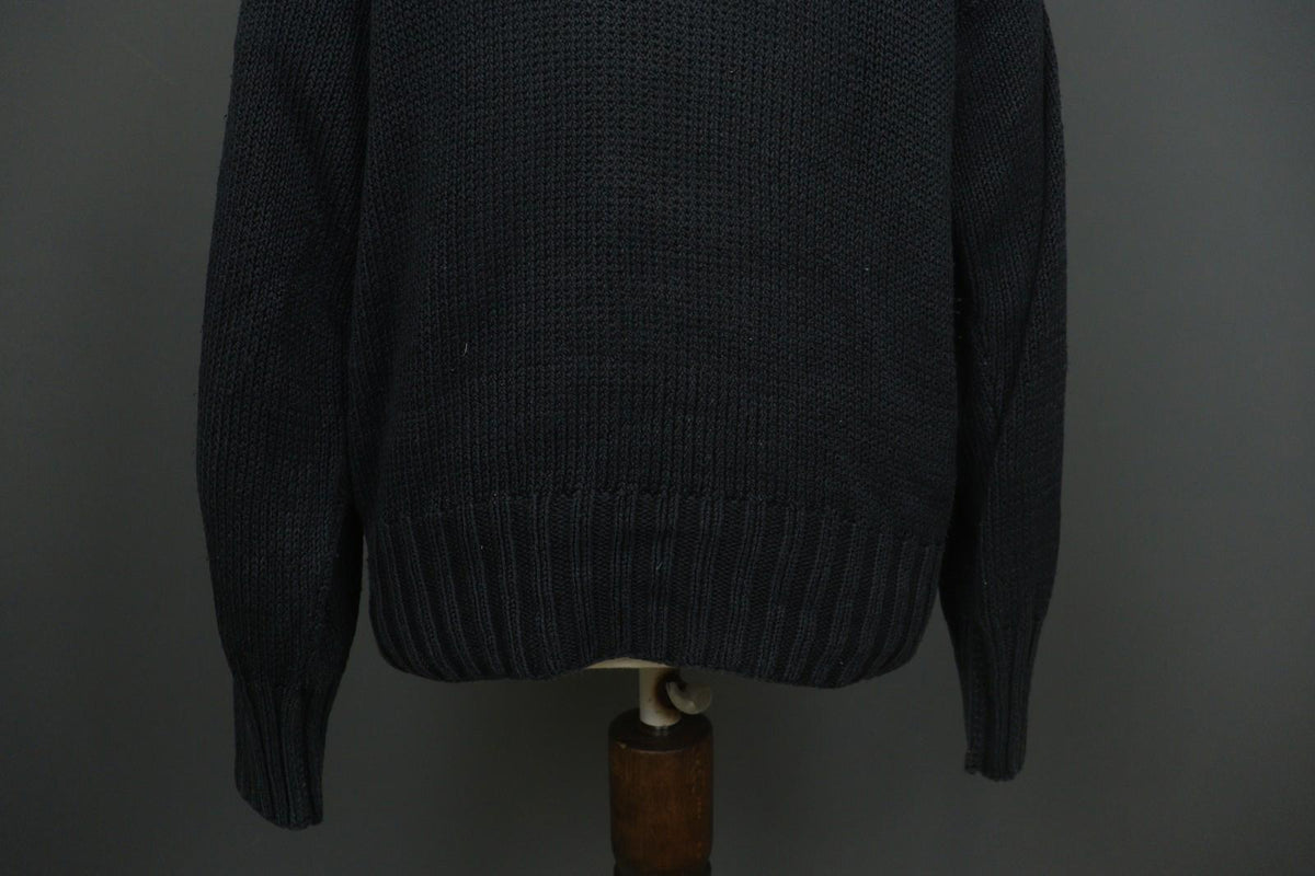 IRIS V ARNIM Multicolor Silk Chunky Knit Raglan Sleeve V-Neck Pullover Sweater