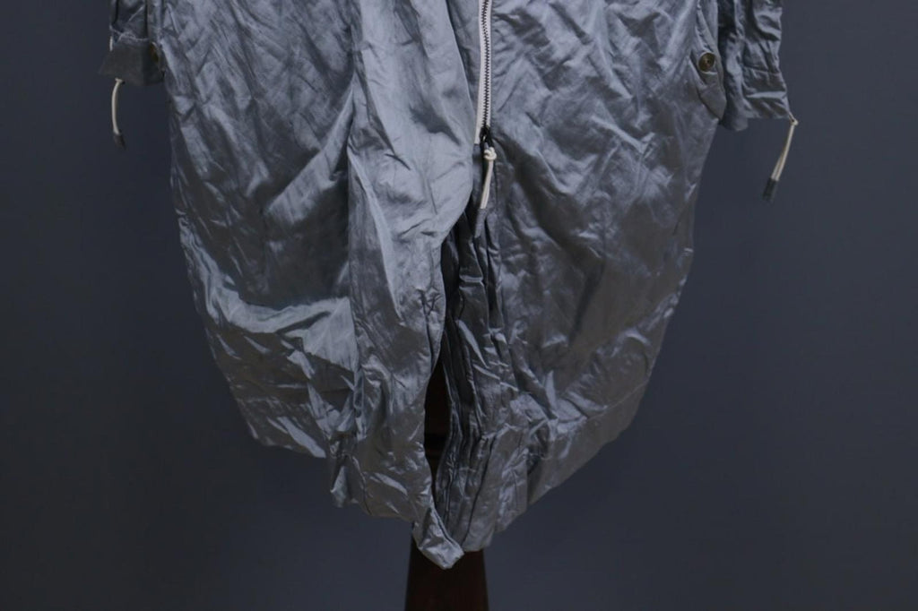 ANNETTE GORTZ Gray Collared Long Sleeve Full Zip Windbreaker Rain Coat – Size 42