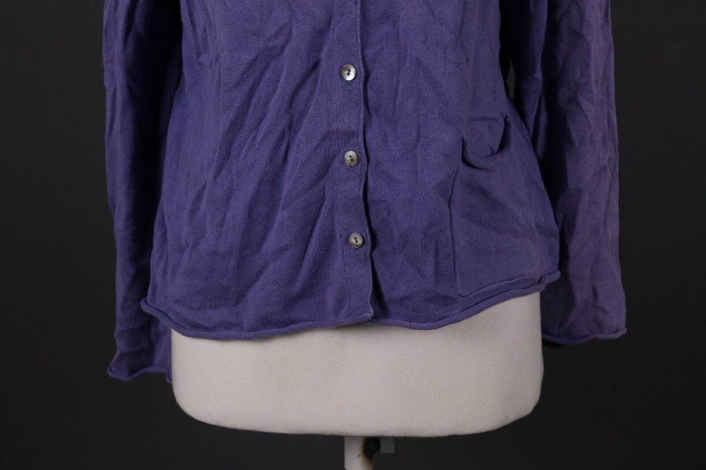 Gudrun Sjoden Blue Knit Cardigan Sweater – Size L