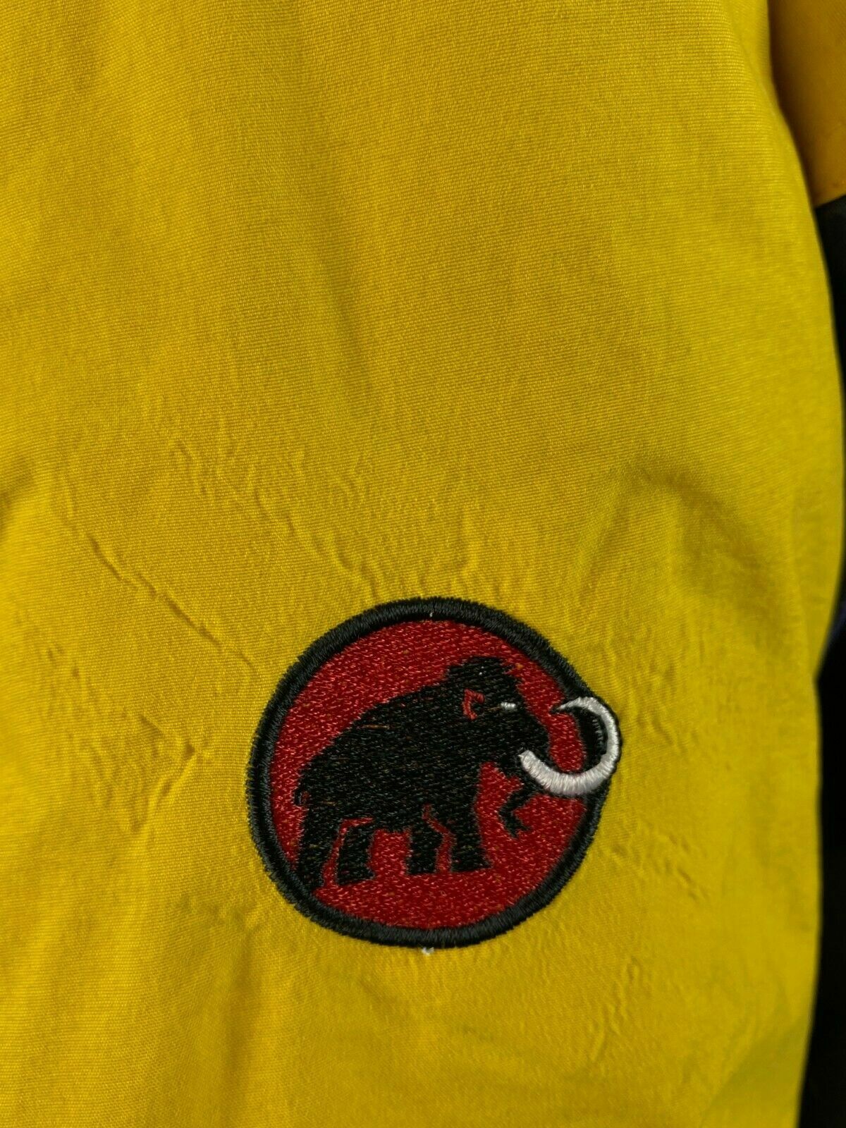 Used Vintage Mammut Recco Yellow Waterproof Ski Jacket – Size XXL