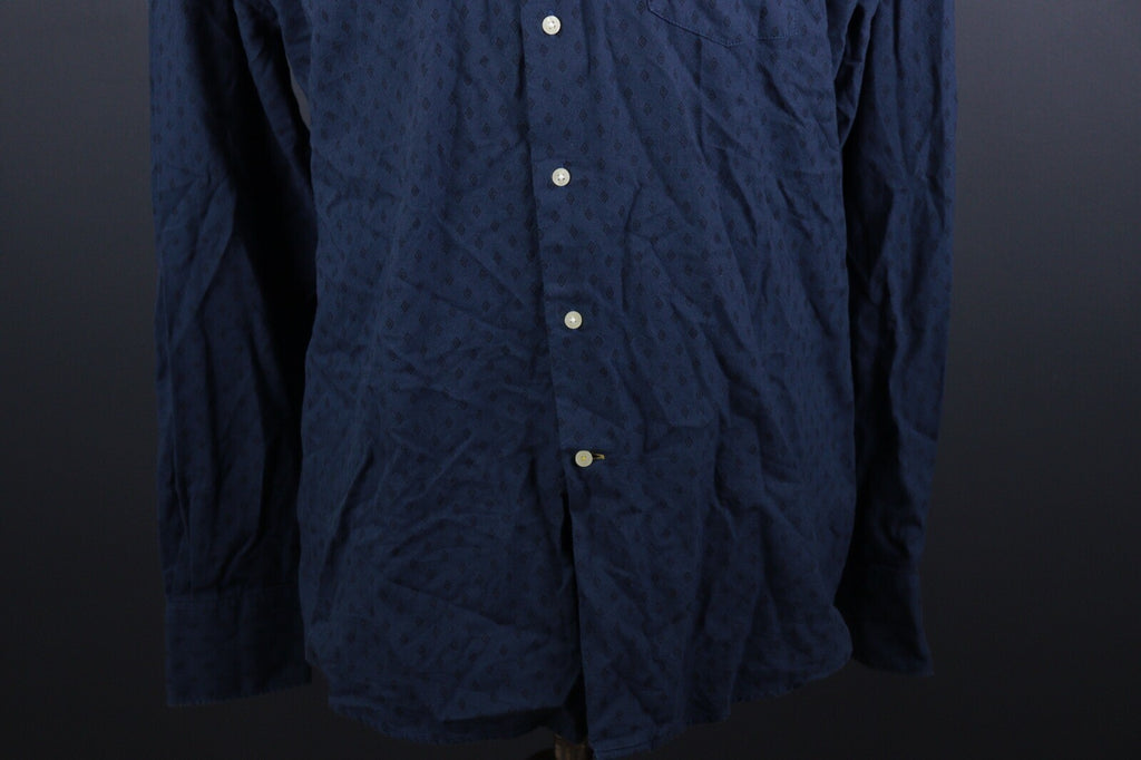 Barbour Tailored Fit Blue Long Sleeve Button Down Shirt – Size EUR XL / USA L