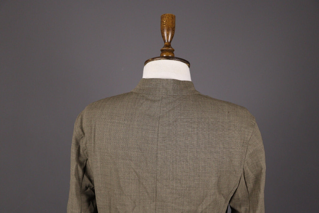 Max Mara Wool Plus Lycra Brown Zip Lightweight Jacket – Size USA 4 GB 8