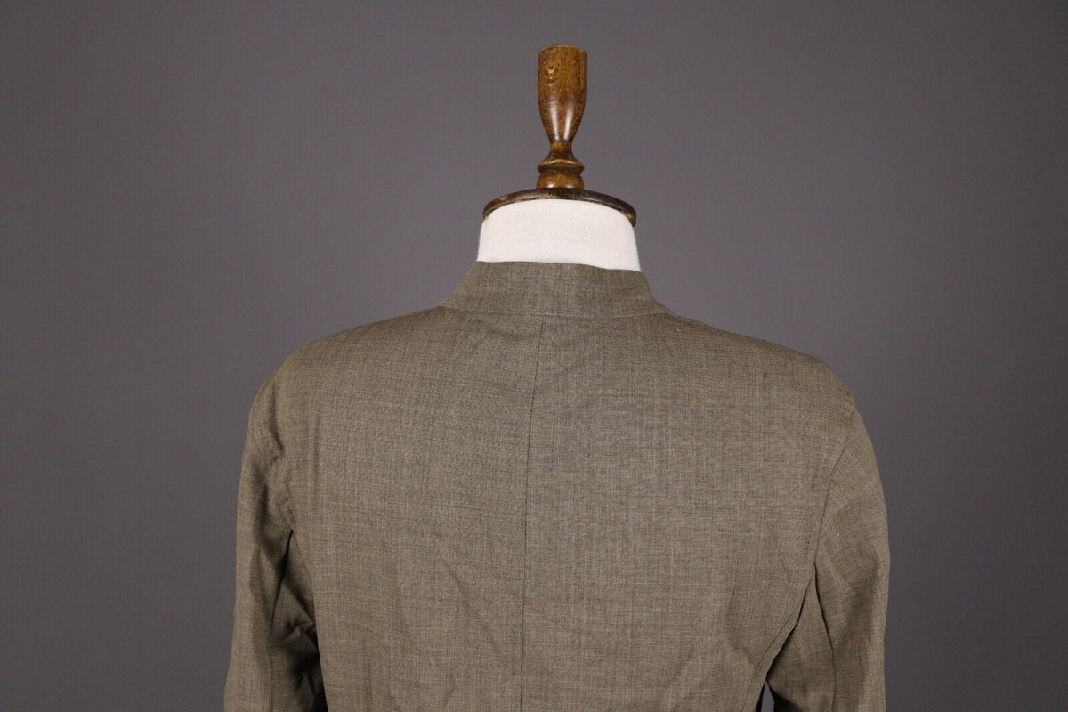 Max Mara Wool Plus Lycra Brown Zip Lightweight Jacket – Size USA 4 GB 8