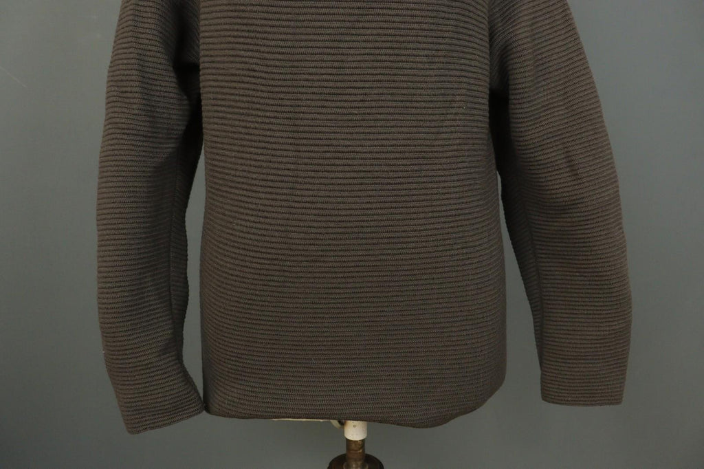 ANNETTE GORTZ Brown 100% Wool Tight Knit High Neck Pullover Sweater – Size XS