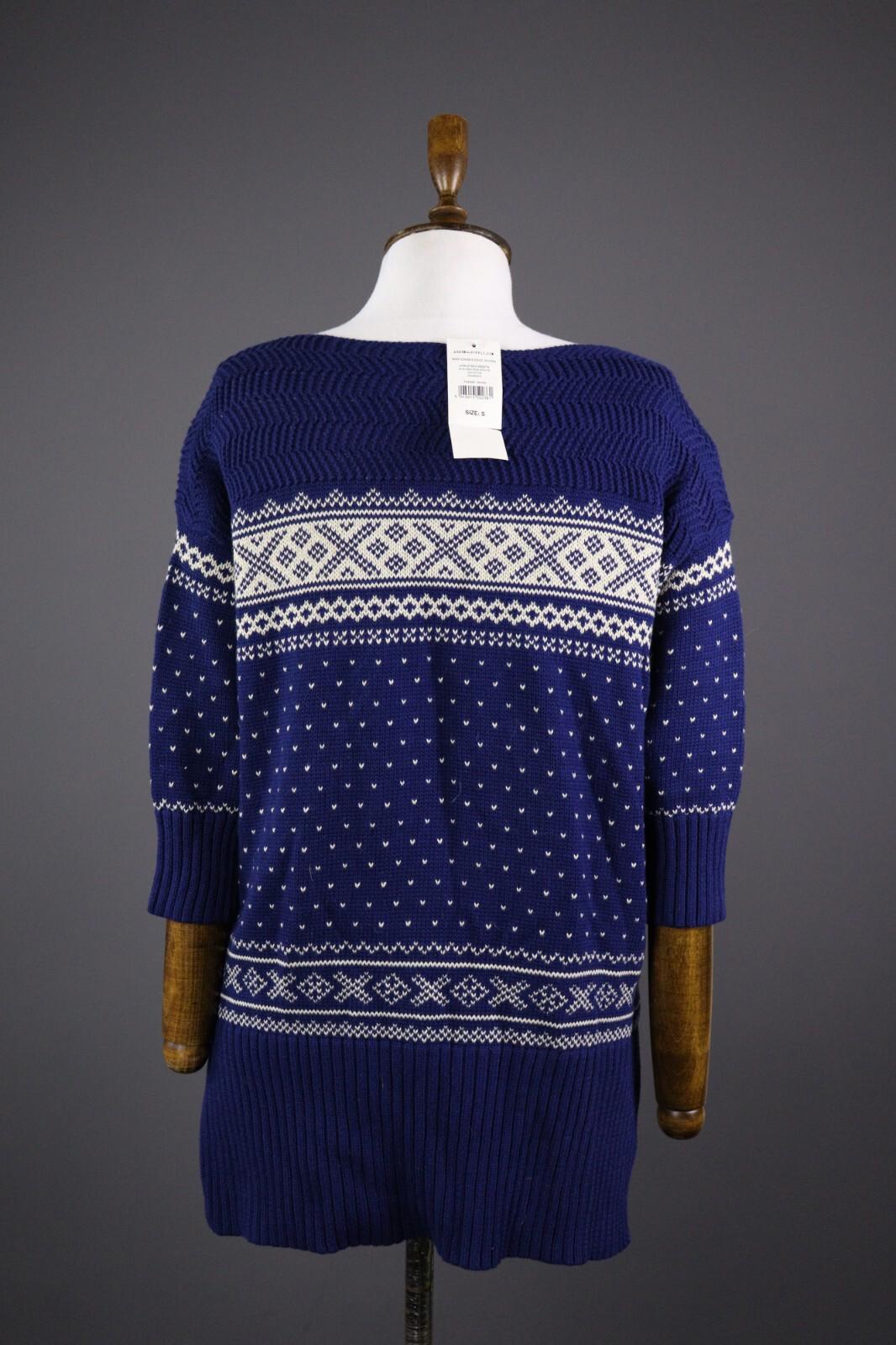 DENIM & SUPPLY RALPH LAUREN Blue Fair Isle Knit Sweater – Size S