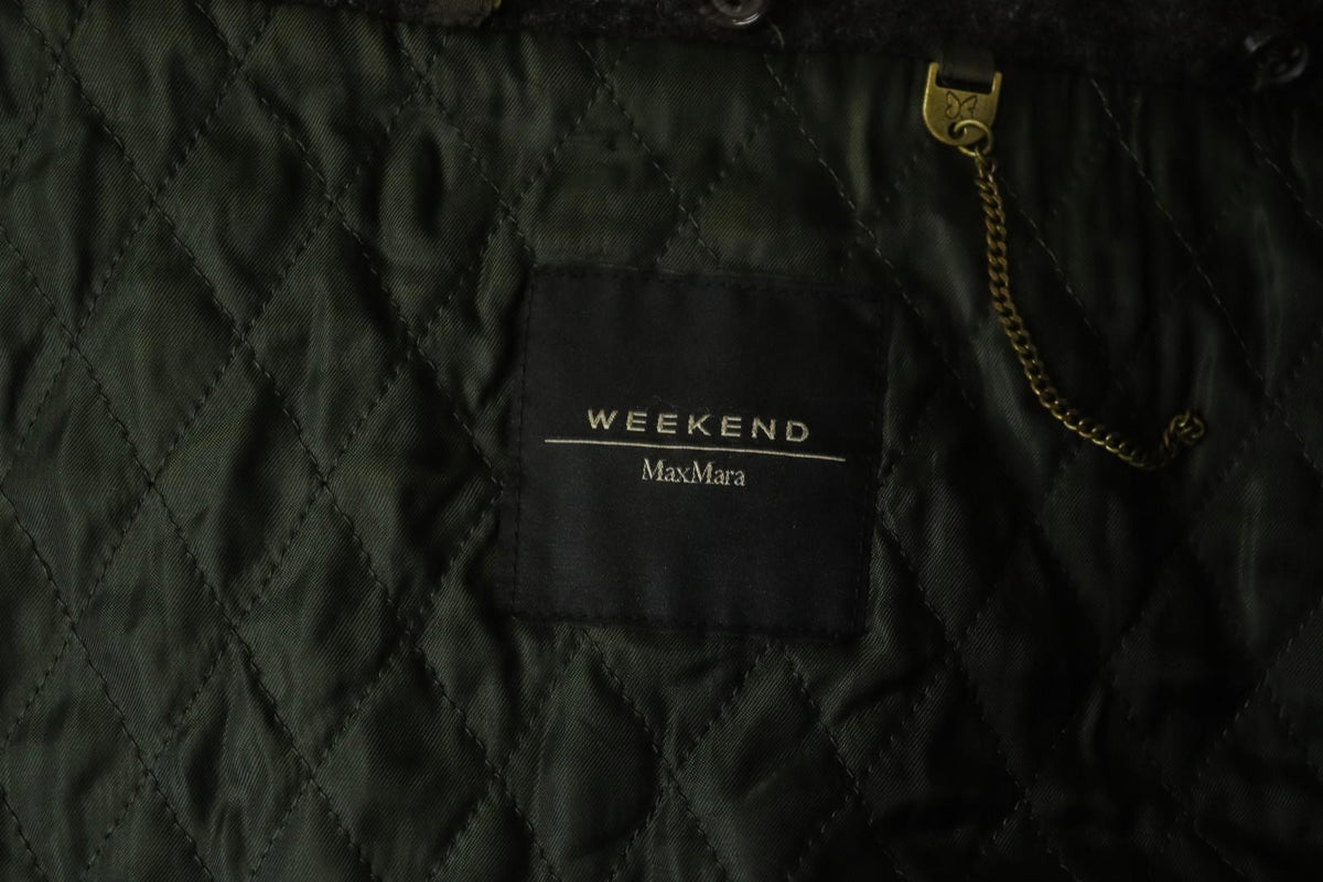 MAX MARA WEEKEND Dark Green Long Sleeve Hooded Windbreaker Jacket – Size 42