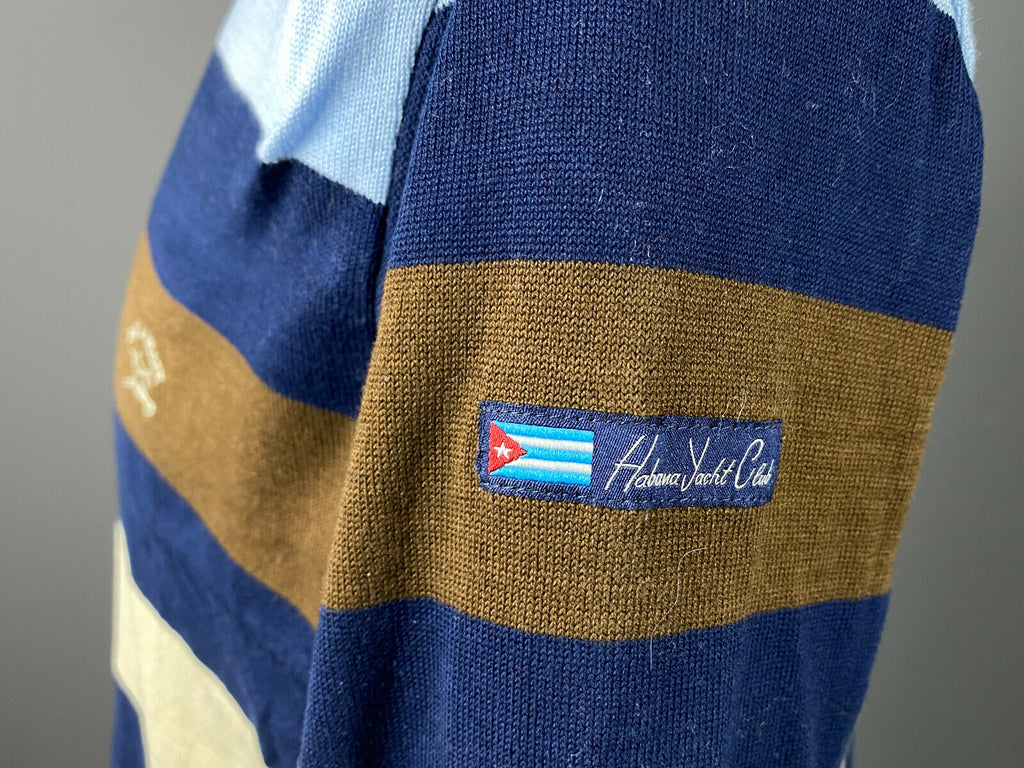 Paul & Shark Yachting Havana Yacht Club Stripe Long Sleeve Sweater – Men's XL