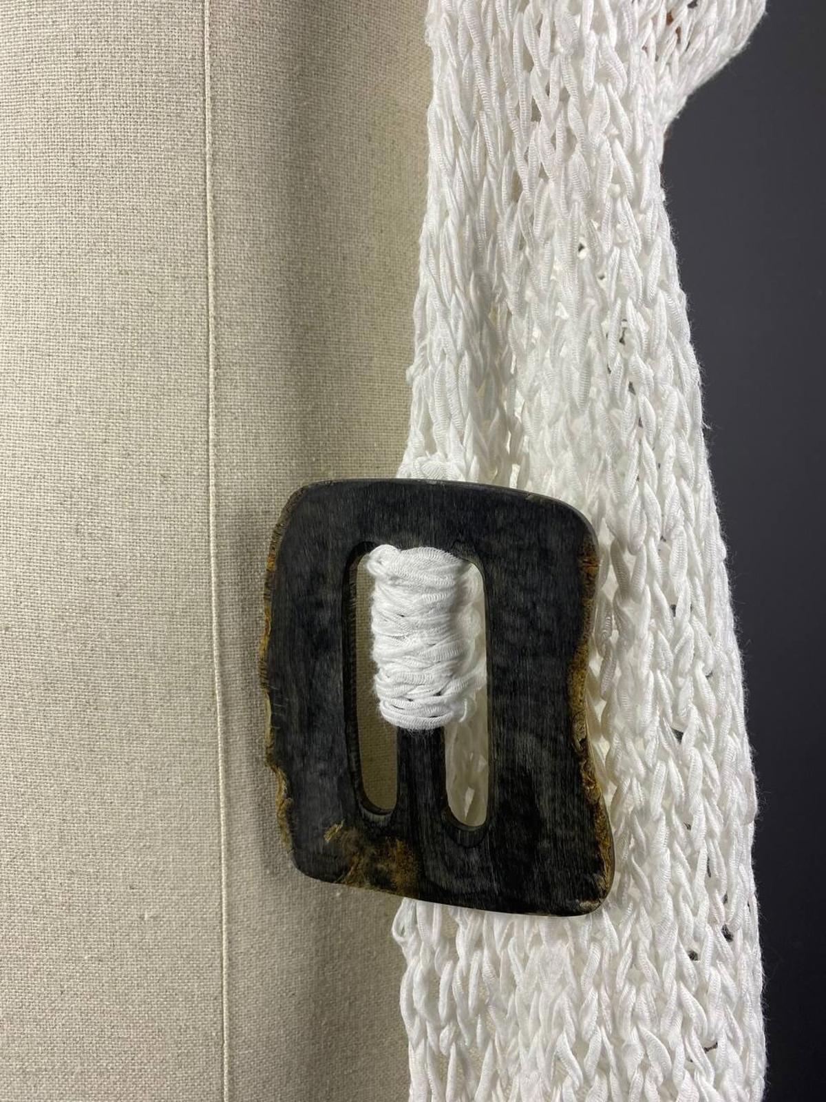BARBARA SPEER White Lagenlook Crochet Knit Short Sleeve Cardigan Sweater – Size 2