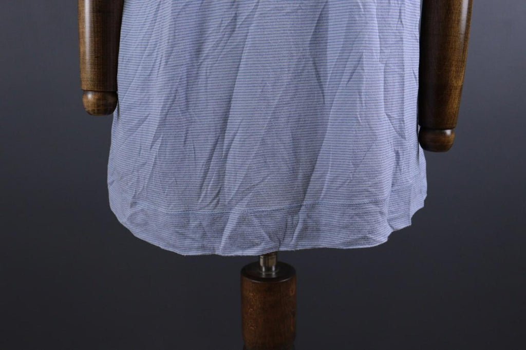 GUDRUN SJODEN Blue Short Sleeve Lightweight Lagenlook Relaxed Tunic Top – Size M – Used