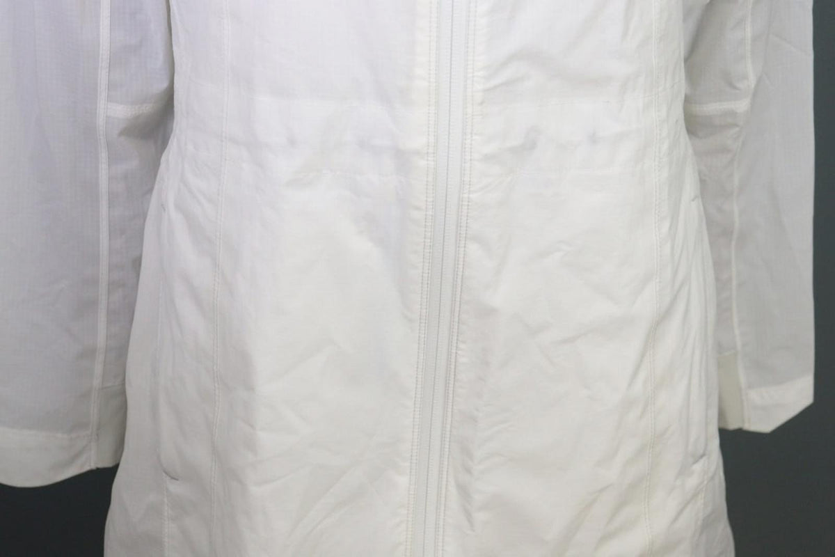 KUHL White Classic Fit High Neck Casual Long Sleeve Full Zip Hooded Jacket Sz M – Used