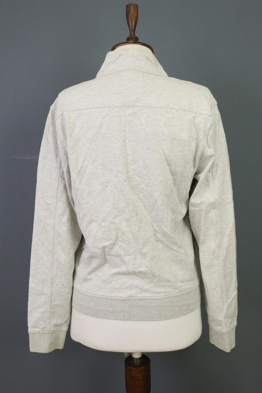 BARACUTA ENGLAND Gray High Neck Full Zip Track Jacket – Size M