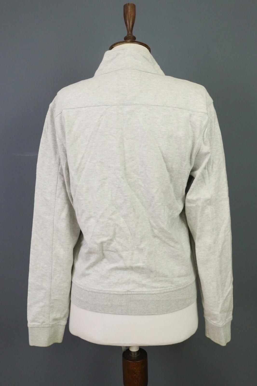 BARACUTA ENGLAND Gray High Neck Full Zip Track Jacket – Size M