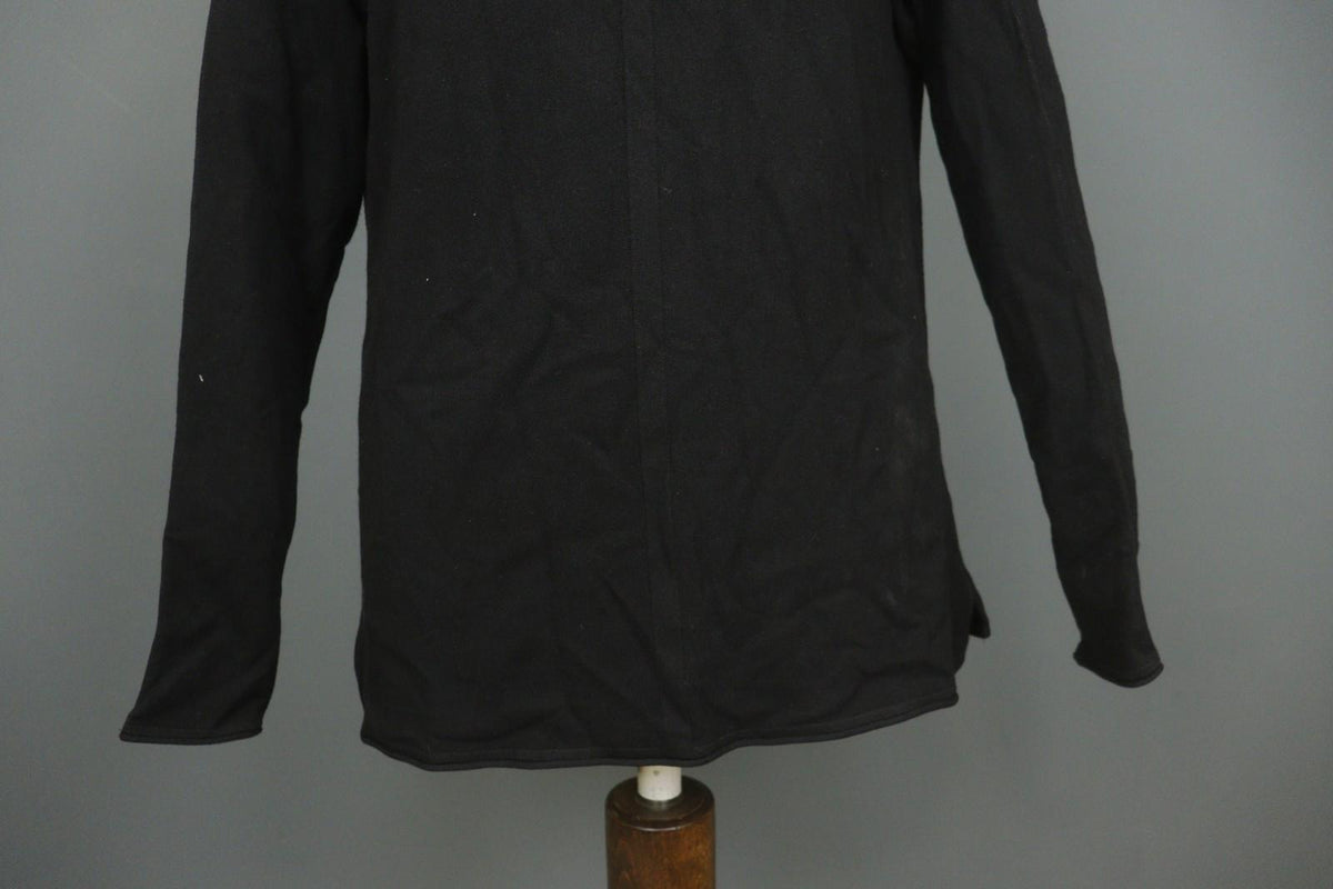 ANNETTE GOERTZ Black Classic Long Sleeve Cowl Neck Pullover Sweatshirt – Size L