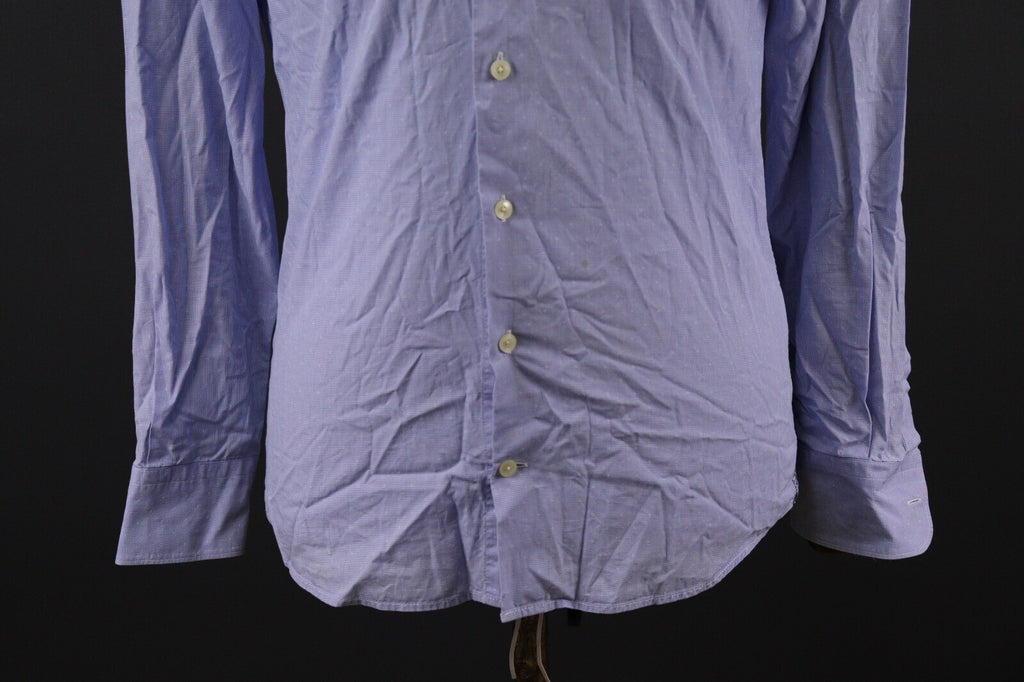 Hackett London Slim Fit Blue Long Sleeve Button Down Shirt – Size S