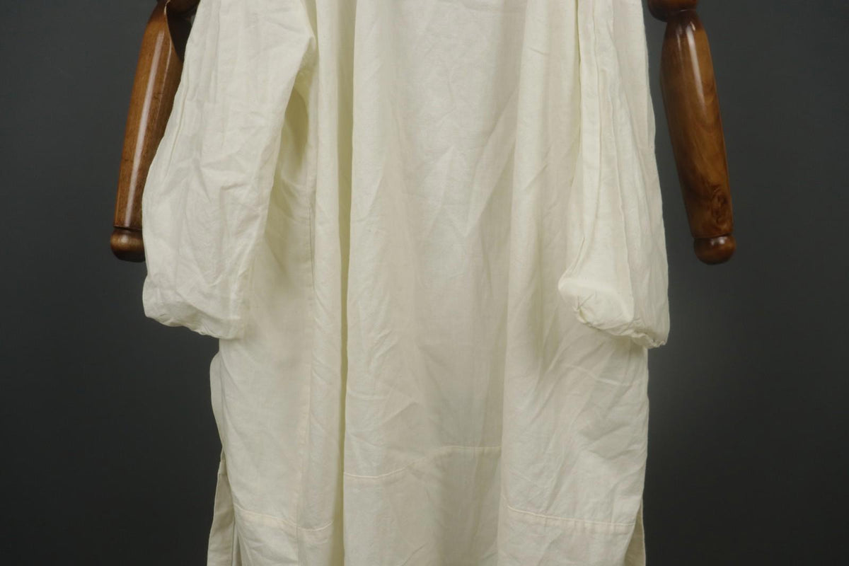 BARBARA LANG Cotton Square Neck Sleeveless Knee Length Pullover Tank Dress Sz L