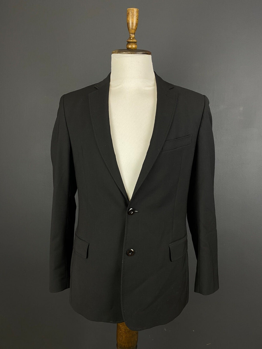 Versace Jeans Couture Black Wool 2 Button Sport Coat – Size M / EU 48 / US 38
