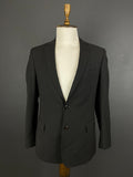 Versace Jeans Couture Black Wool 2 Button Sport Coat – Size M / EU 48 / US 38