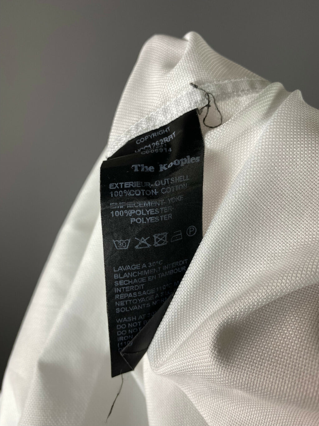 The Kooples White Cotton Fitted Button Down Long Sleeve Shirt – Women's M