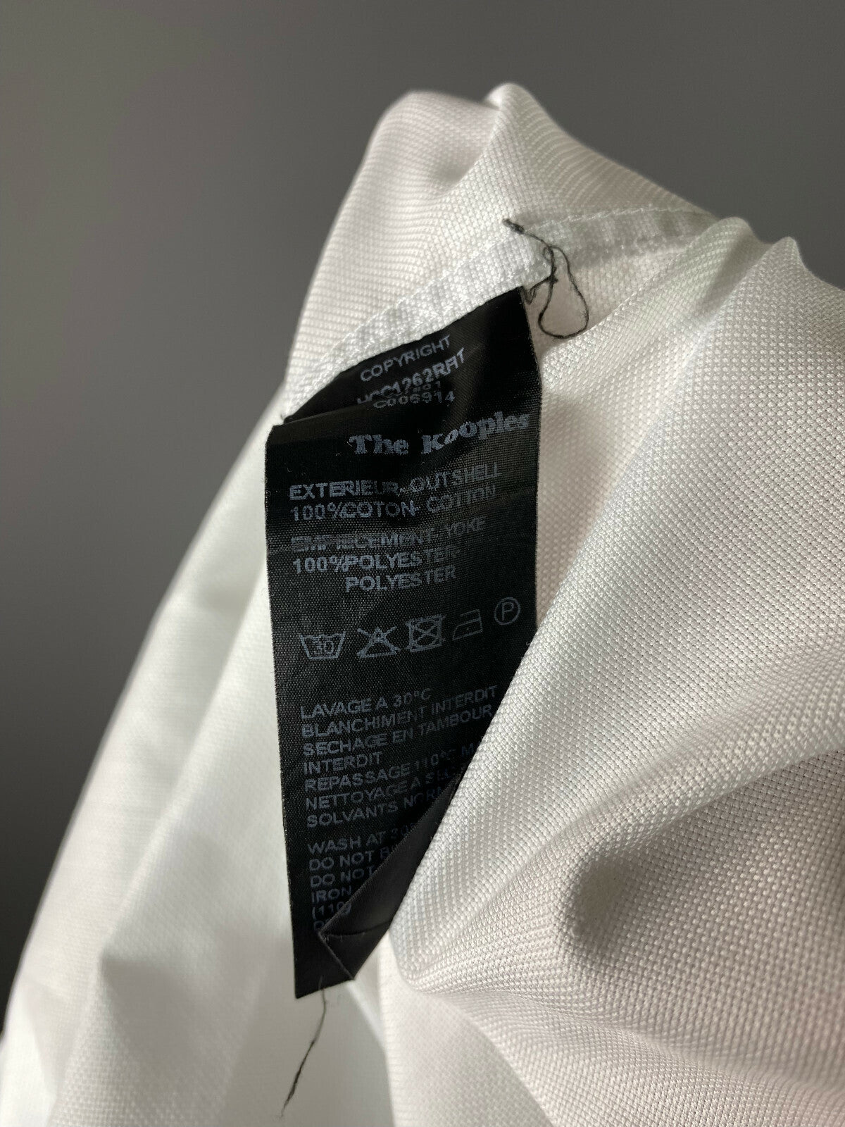 The Kooples White Cotton Fitted Button Down Long Sleeve Shirt – Women's M