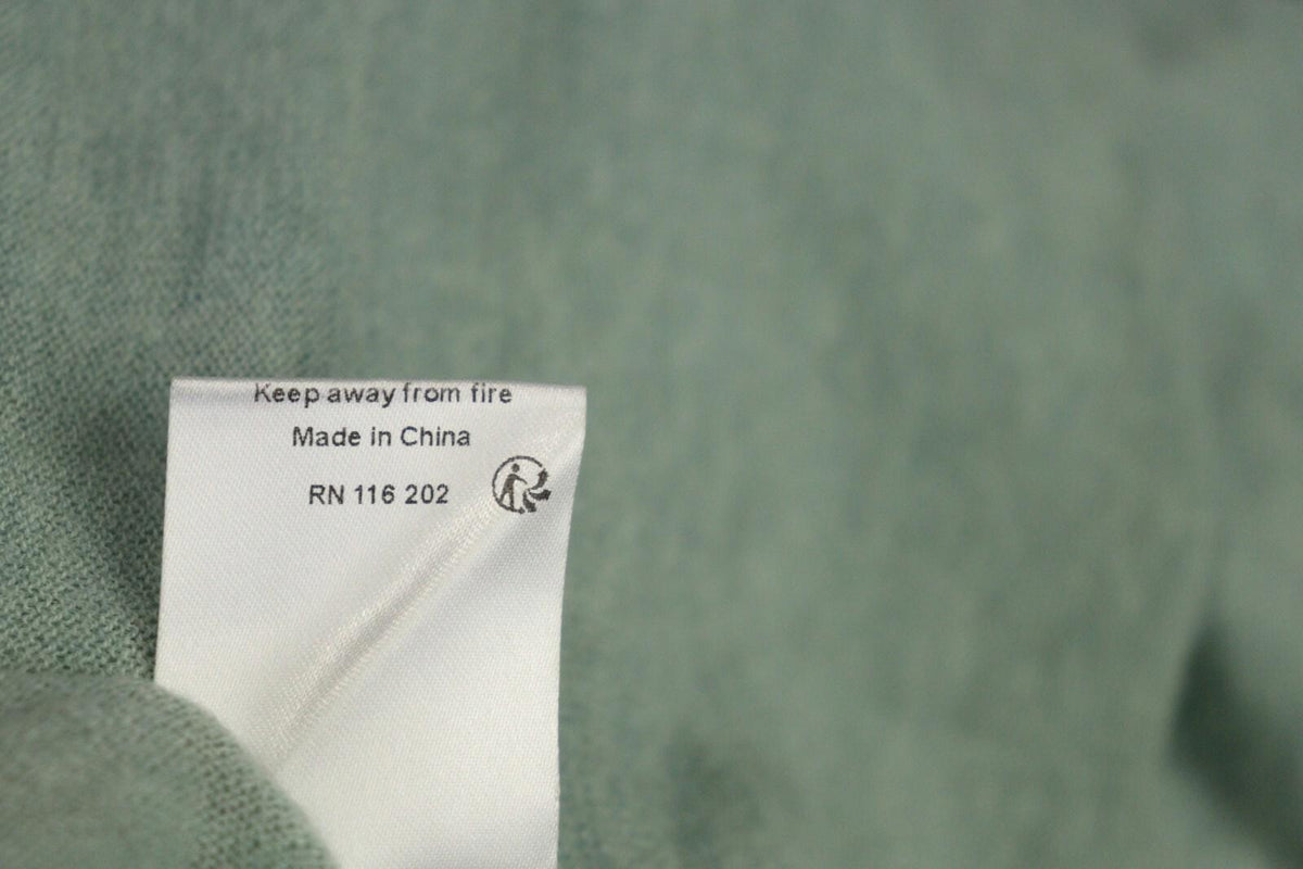 ZADIG & VOLTAIRE Green 100% Cashmere Bell Sleeve Top Blouse Shirt – Size S