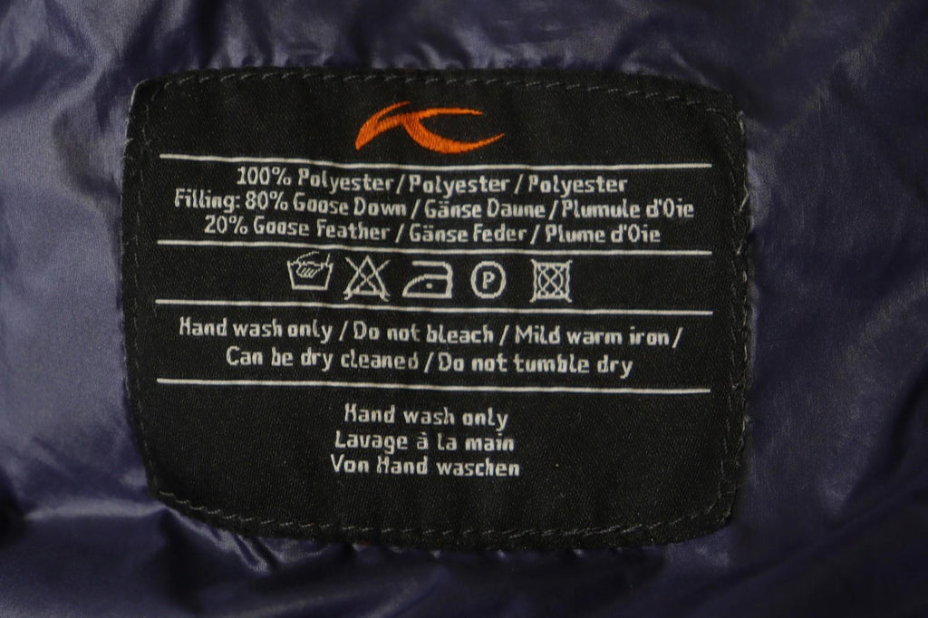 KJUS Purple Long Sleeve Regular Fit Full Zip Hooded Puffer Jacket – Size 40