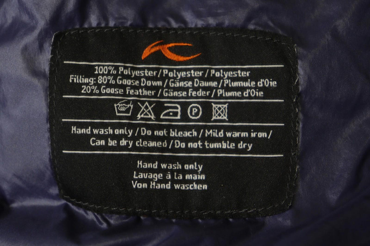 KJUS Purple Long Sleeve Regular Fit Full Zip Hooded Puffer Jacket – Size 40