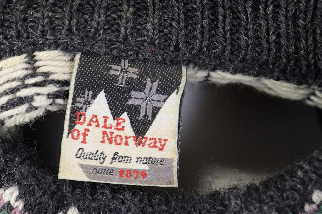 DALE OF NORWAY Black Deer Fair Isle Wool Knit Ski Sweater – Size XXL / 2XL