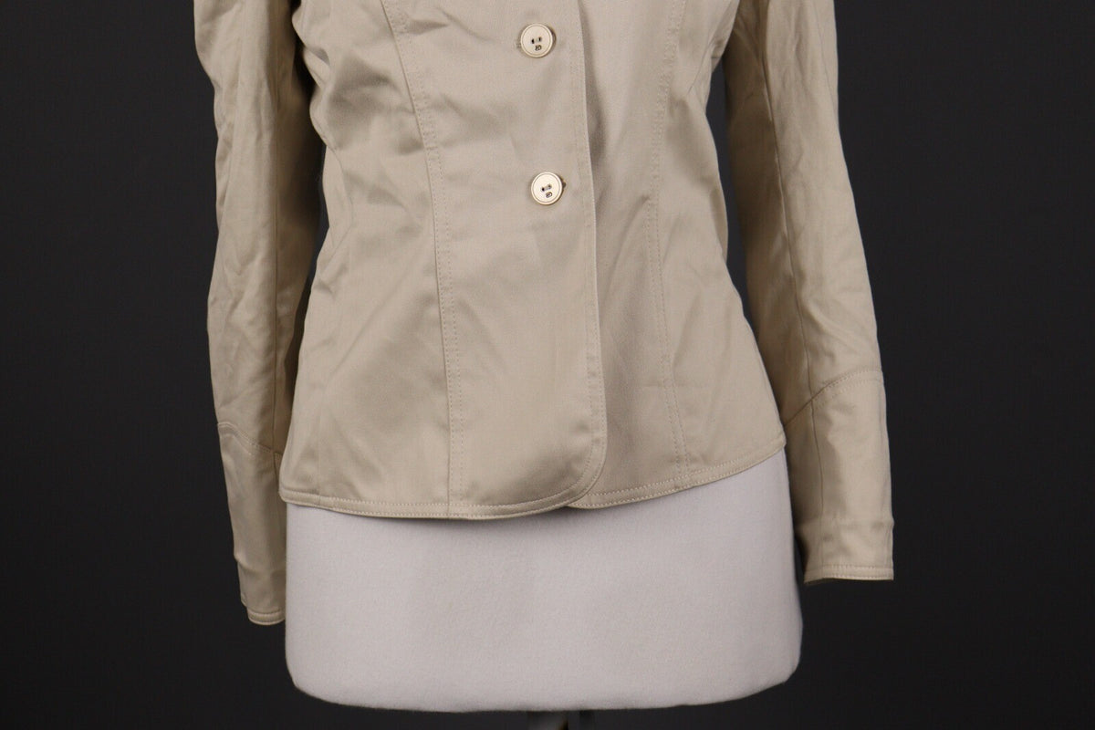 Escada Beige Formal Skirt Suit 2 Piece Blazer Jacket – Size 36