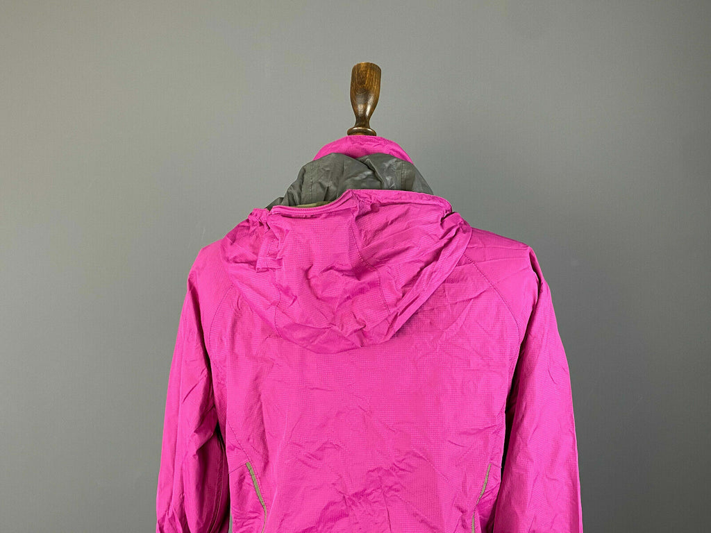 Millet Dry Edge Pink Nylon Hooded Windbreaker Jacket M US 10 UK 12 EU 40-42
