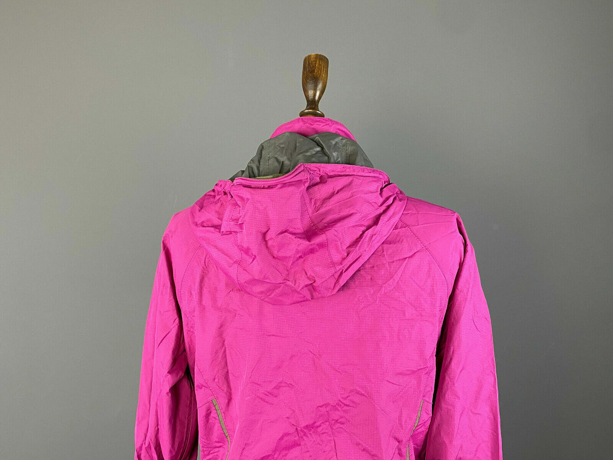 Millet Dry Edge Pink Nylon Hooded Windbreaker Jacket M US 10 UK 12 EU 40-42