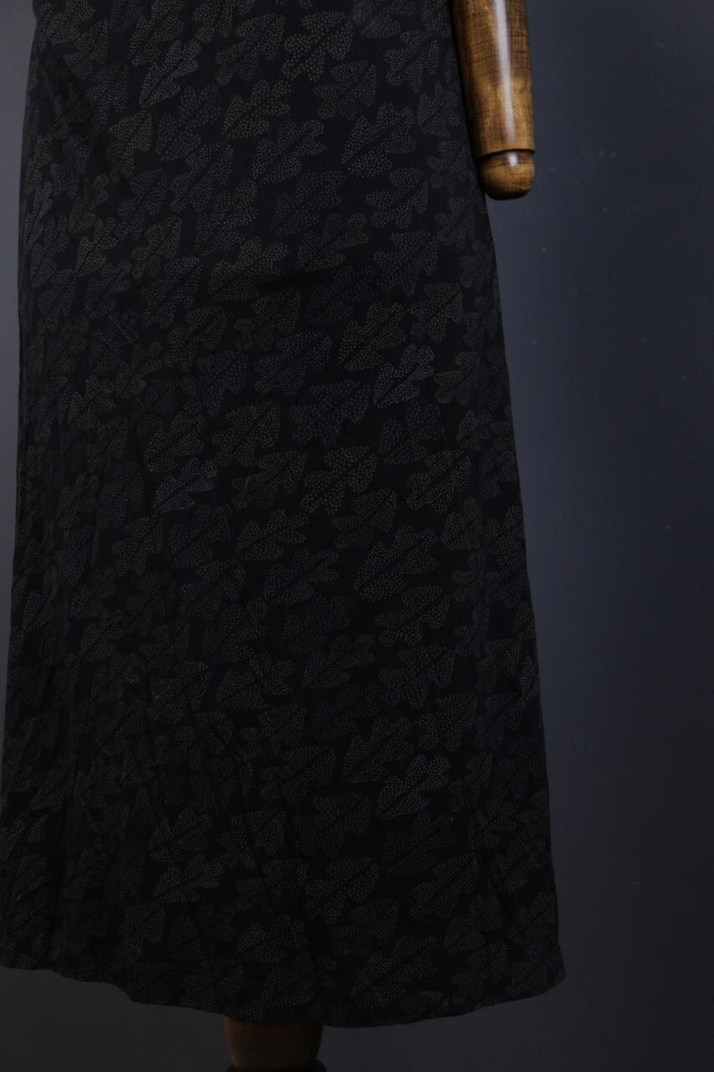GUDRUN SJODEN Dress Black Designer Summer Sleeveless Long A-Line – Size XL
