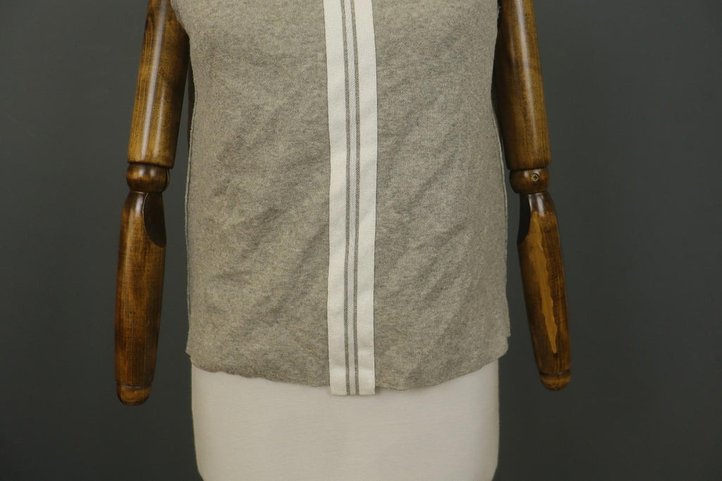 ANNETTE GORTZ Gray White Regular Fit Sleeveless V-Neck Pullover Tank Top – Size M