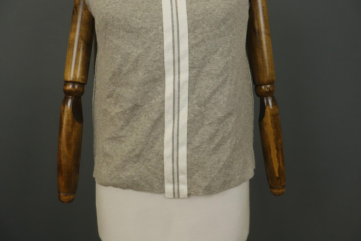 ANNETTE GORTZ Gray White Regular Fit Sleeveless V-Neck Pullover Tank Top – Size M