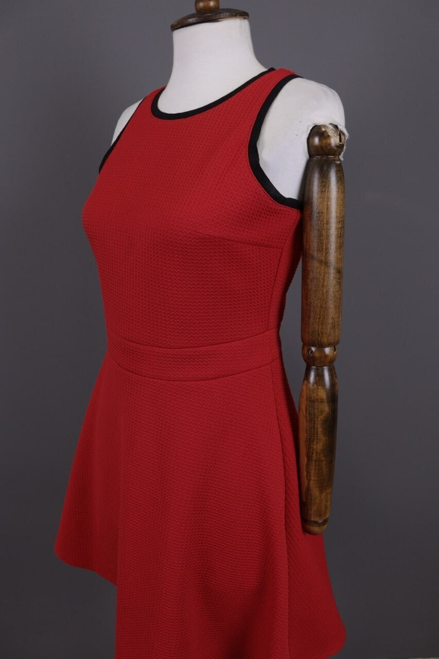 Pinko Red Sleeveless Evening Bodycon A-Line Short Dress – Size I 42 / GB 10 – Used