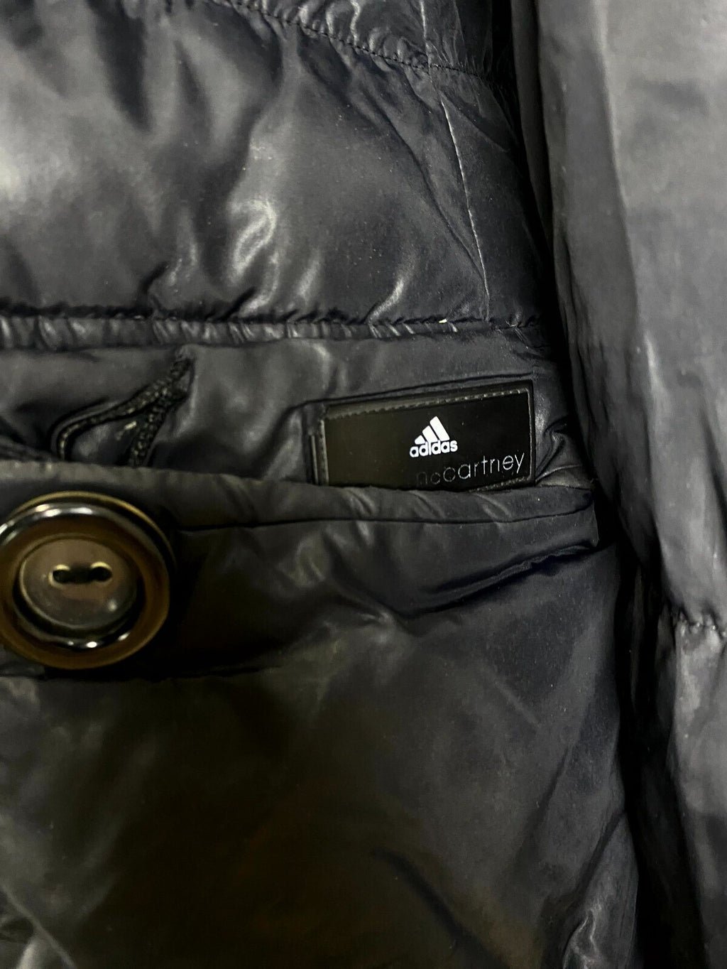 Adidas Stella McCartnhey Full Zip Hooded Parka Paded Coat Parka – Size 34